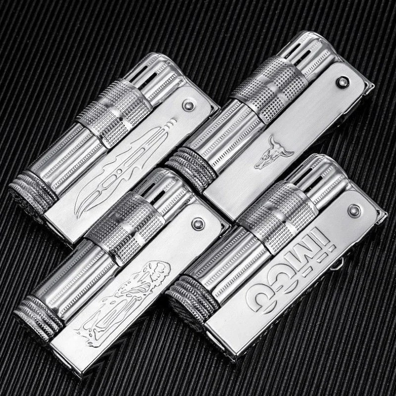 Collectible Vintage Tools - IMCO 6700 ไฟแช็กวินเทจสแตนเลสสตีล, ไฟแช็กน้ำมันล้อเจียรแท้จากออสเตรีย, อุปกรณ์จุดบุหรี่สไตล์เรโทรสำหรับสะสม