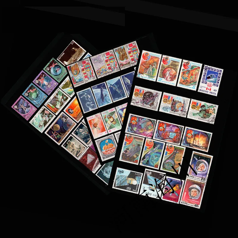 Collectible Vintage Postage Stamps - 100 ที่แตกต่างกันด้านนอกแสตมป์จริงใช้โพสต์แสตมป์ไปรษณีย์สําหรับคอลเลกชัน Vintage โพสต์แสตมป์สําหรับ Scrapbooking