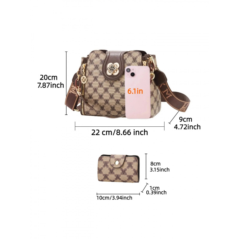 กระเป๋าสะพายไหล่พิมพ์ลายตัวอัก - Vintage Zipper บทวิจารณ์และราคา