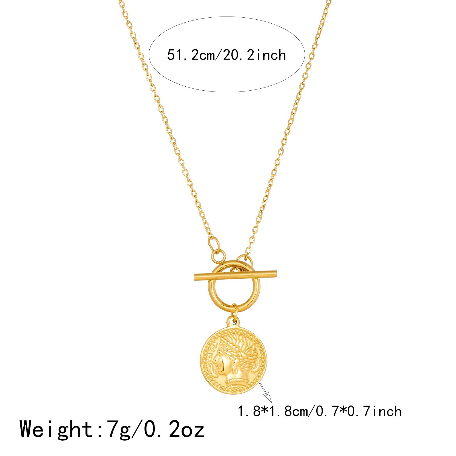 สร้อยคอจี้เหรียญรูปทรงกลมสไตล์ - Vintage Collectible Coins บทวิจารณ์และราคา