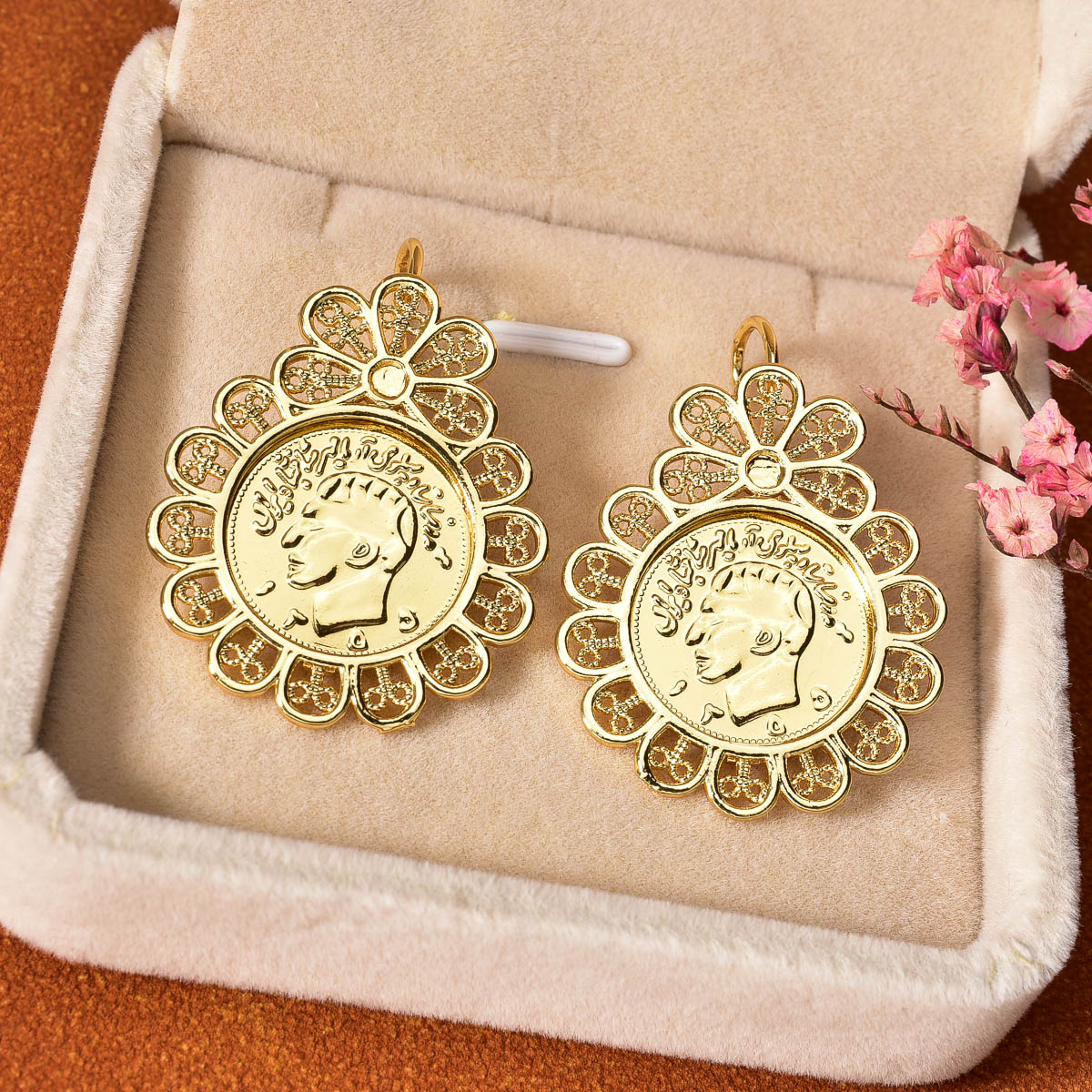 ต่างหูแบบห้อยเหรียญเหรียญทองคำ - Vintage Collectible Coins บทวิจารณ์และราคา