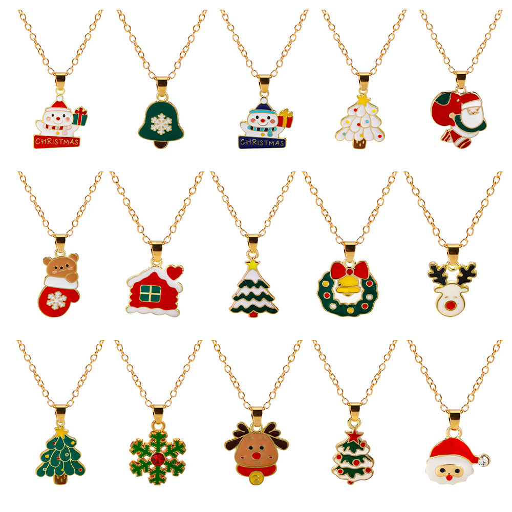 สร้อยคอคอลเลกชันคริสต์มาส33สไต - Vintage Collectible Santa บทวิจารณ์และราคา