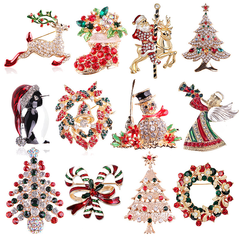 คอลเลกชันเข็มกลัดคริสต์มาสประด - Vintage Collectible Santa บทวิจารณ์และราคา