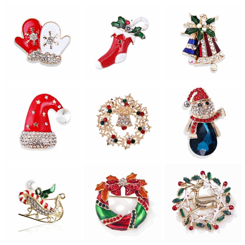 คอลเลกชันเข็มกลัดคริสต์มาสประด - Vintage Collectible Santa บทวิจารณ์และราคา