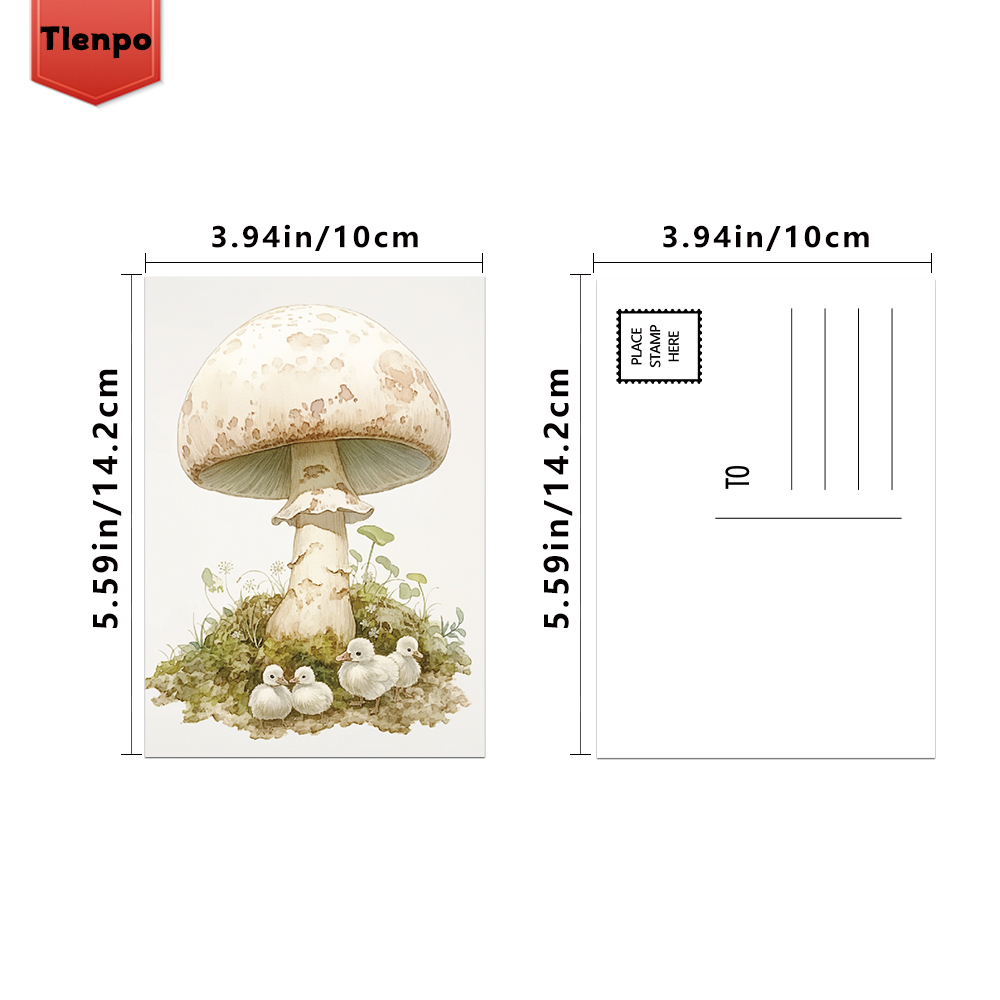 32 ชิ้น, โปสการ์ดเห็ดวินเทจ, ง - Collectible Vintage Greeting Cards บทวิจารณ์และราคา