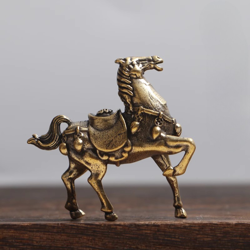 รูปปั้นม้าทองเหลืองวินเทจ สัตว - Vintage Collectible Cars บทวิจารณ์และราคา