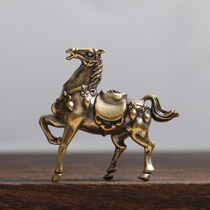 รูปปั้นม้าทองเหลืองวินเทจ สัตว - Vintage Collectible Cars บทวิจารณ์และราคา