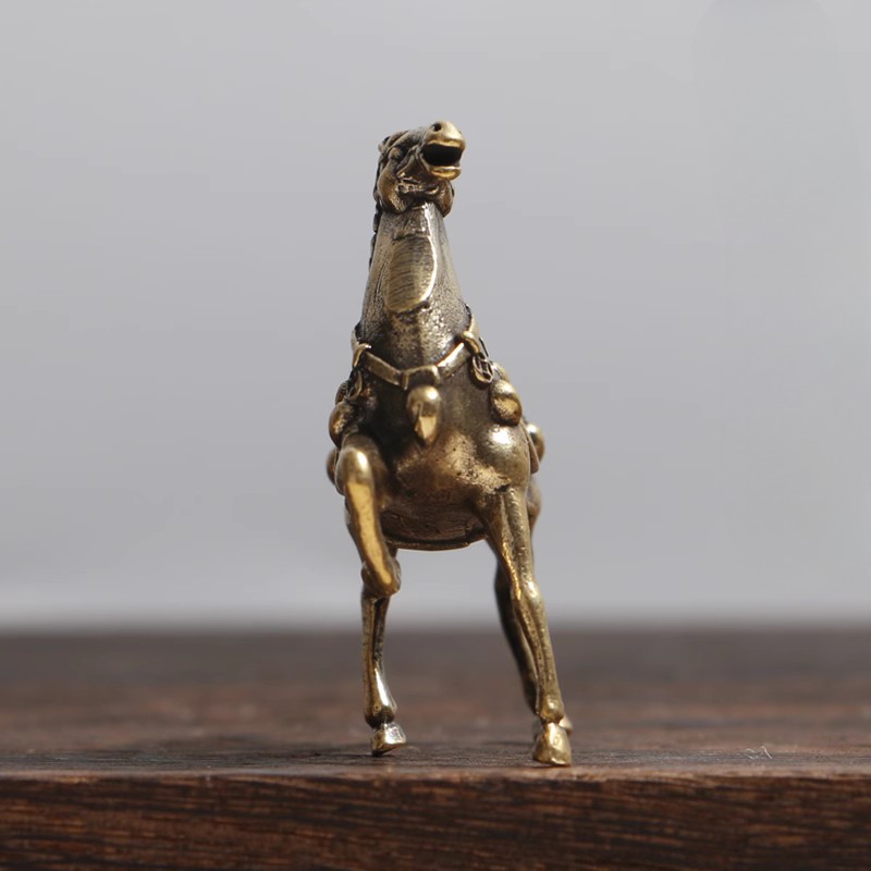 รูปปั้นม้าทองเหลืองวินเทจ สัตว - Vintage Collectible Cars บทวิจารณ์และราคา