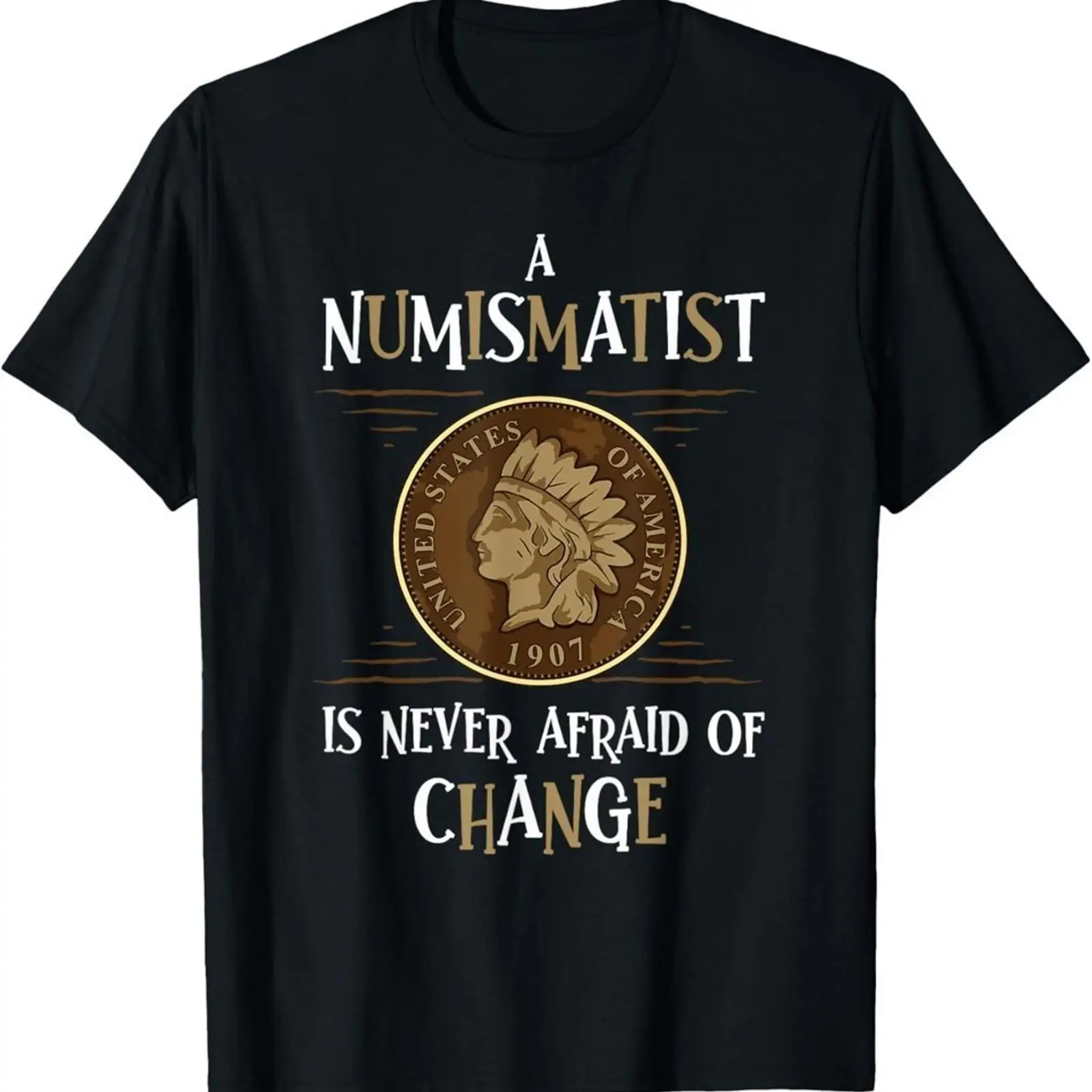 เสื้อยืดสีดำลายสะสมเหรียญ ดีไซ - Vintage Collectible Coins บทวิจารณ์และราคา