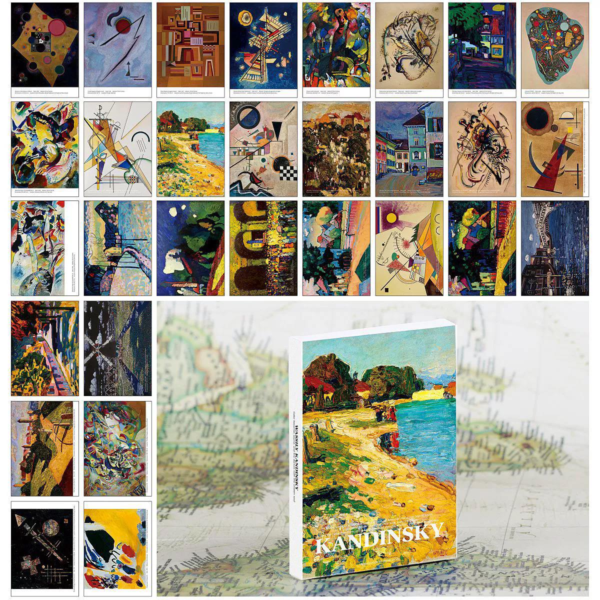 ชุดโปสการ์ดศิลปะวาสซิลี คันดิน - Collectible Vintage Greeting Cards บทวิจารณ์และราคา