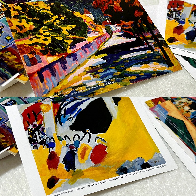 ชุดโปสการ์ดศิลปะวาสซิลี คันดิน - Collectible Vintage Greeting Cards บทวิจารณ์และราคา