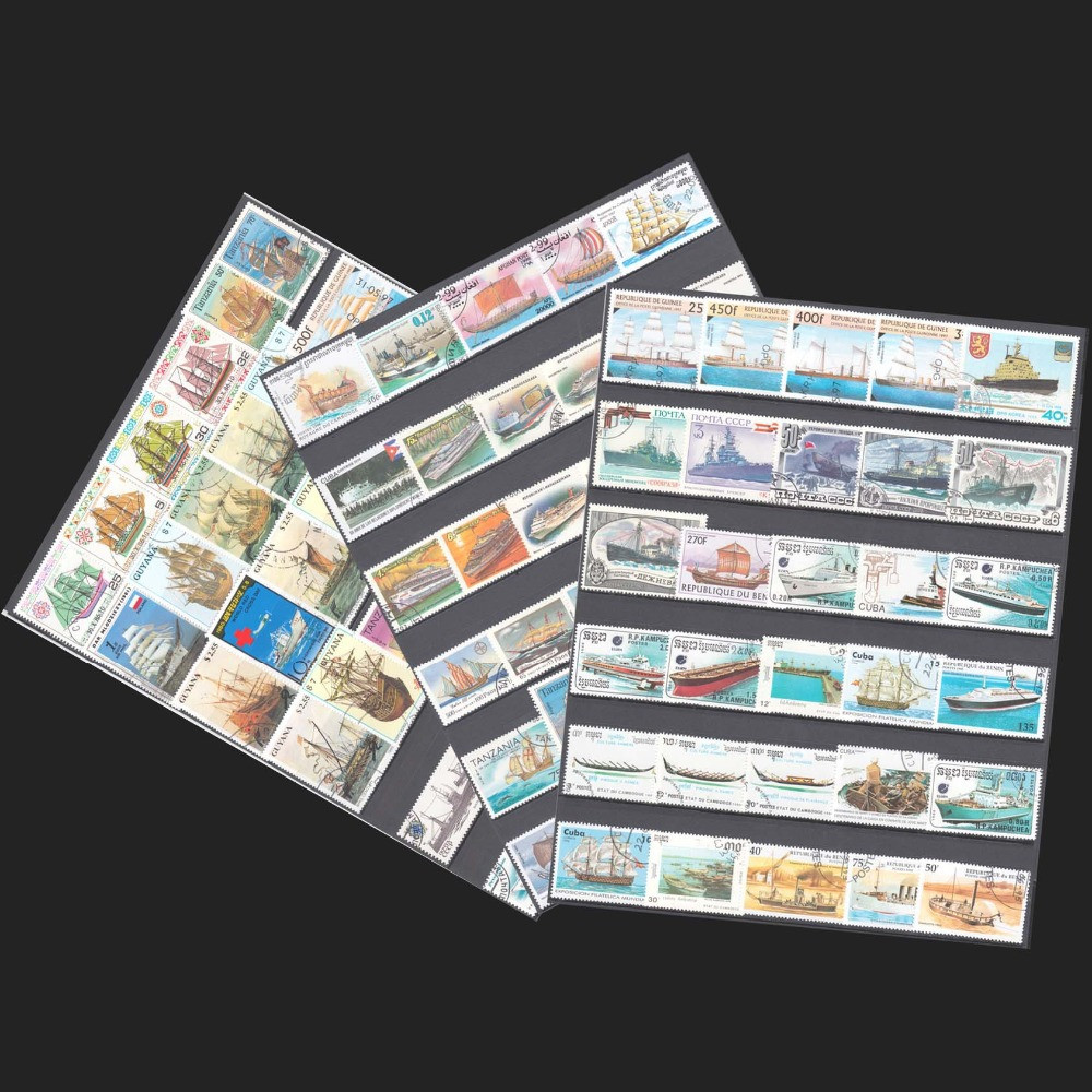 100 แสตมป์พิเศษเรือและเรือใบคอ - Collectible Vintage Postage Stamps บทวิจารณ์และราคา