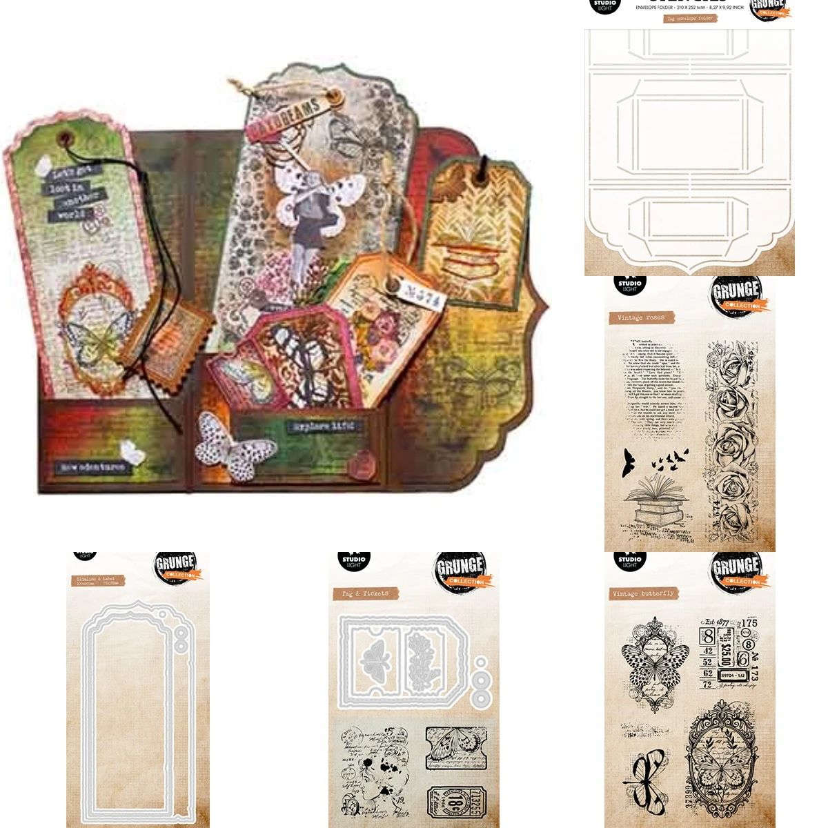 ชุดแม่พิมพ์วินเทจลายกุหลาบสไตล - Collectible Vintage Greeting Cards บทวิจารณ์และราคา